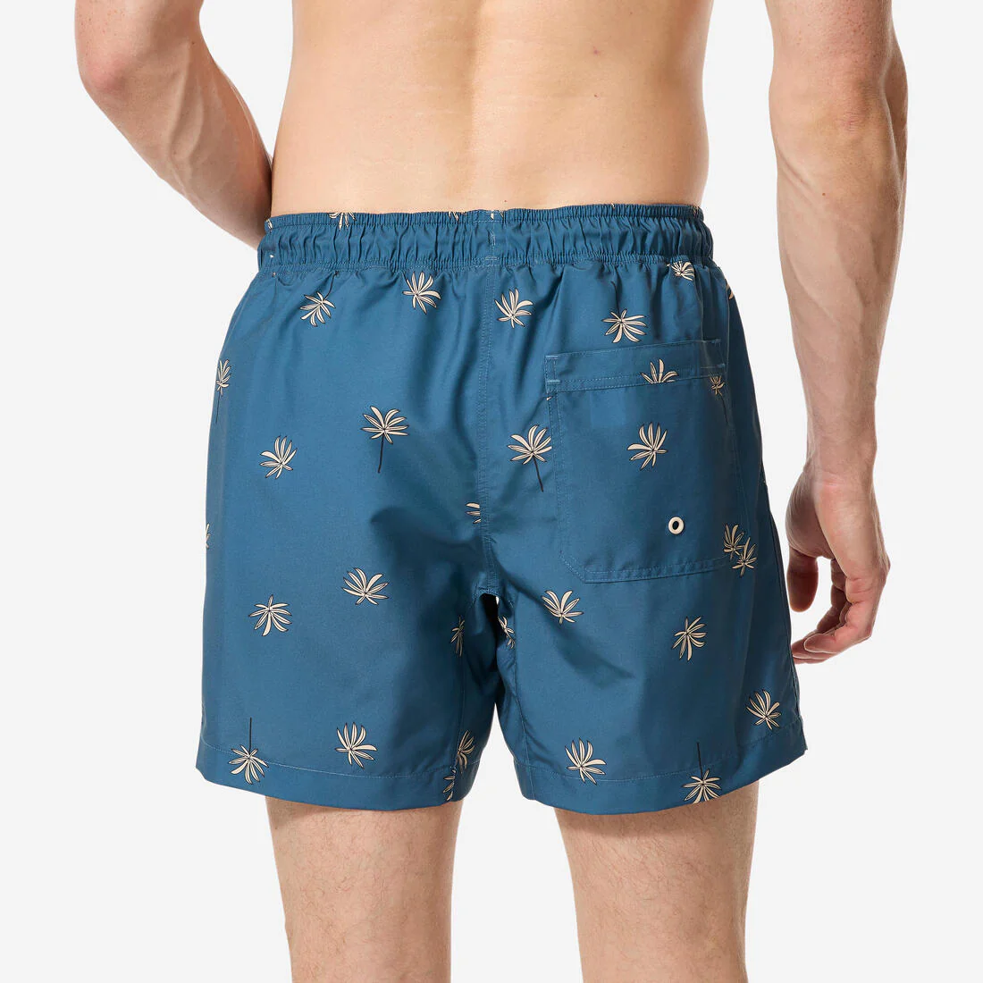 Bermuda de surf corta de 15" negra para hombre 100 Palmito - Image 14