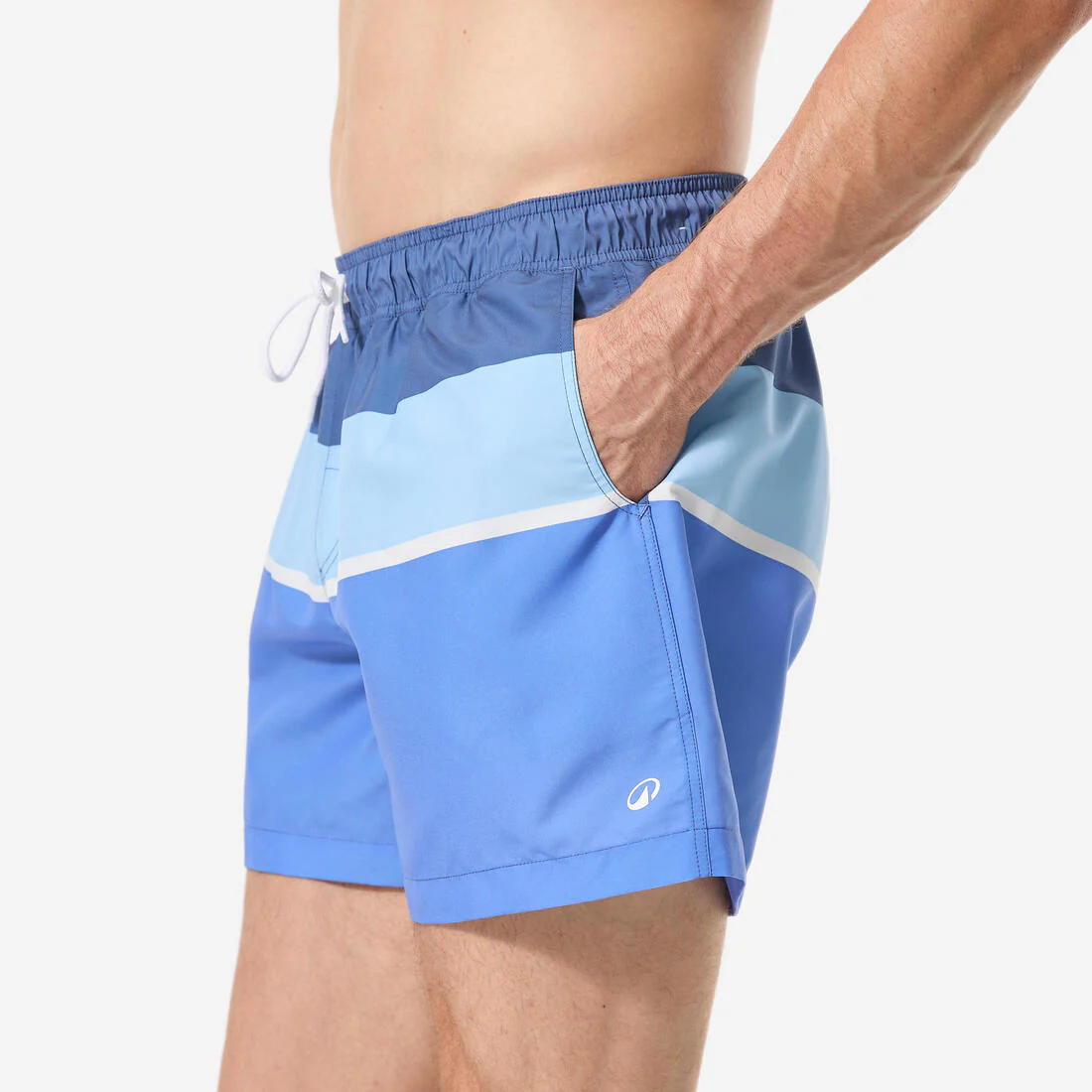 Bermuda de surf corta de 15" negra para hombre 100 Palmito - Image 16
