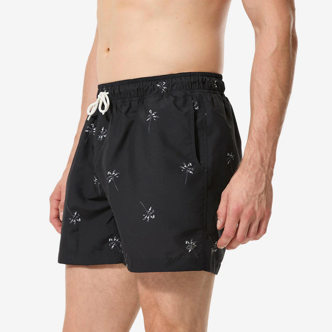 Bermuda de surf corta de 15" negra para hombre 100 Palmito - Image 17