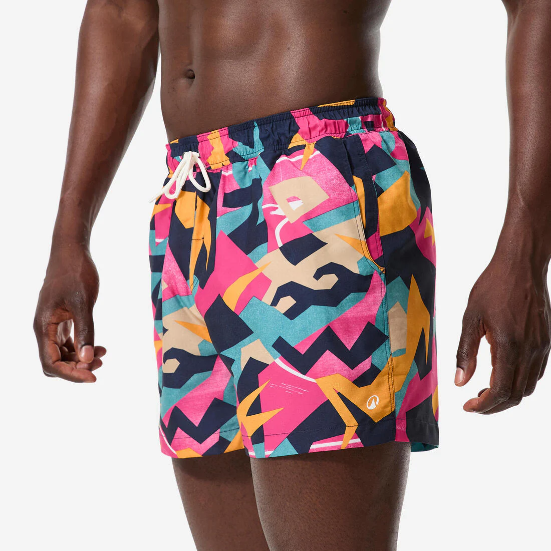 Bermuda de surf corta de 15" negra para hombre 100 Palmito - Image 19