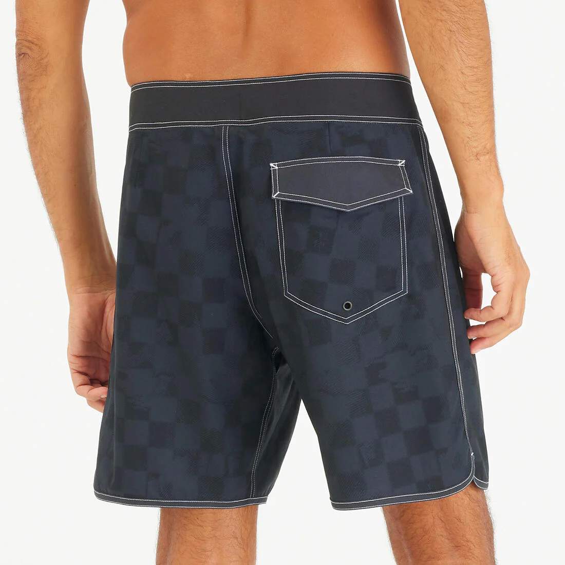 Bermuda de surf de longitud media de 18" azul marino para hombre 500 - Image 13