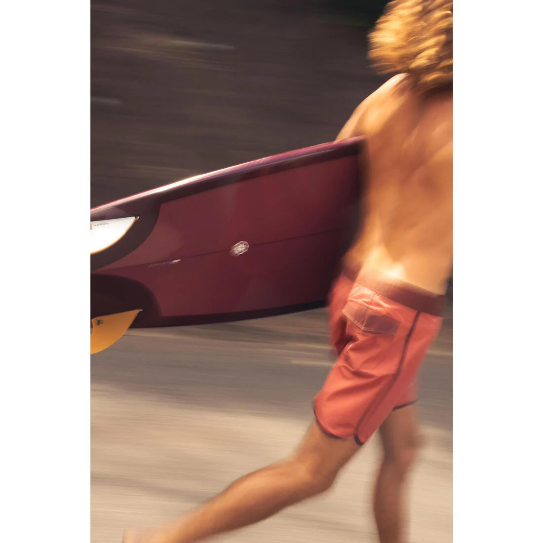 Bermuda de surf de longitud media de 18" azul marino para hombre 500 - Image 32
