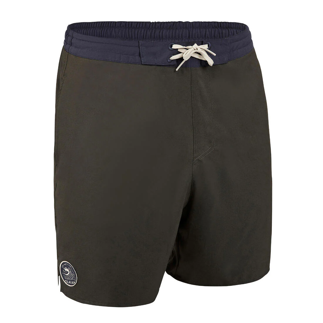 Bermuda de surf de longitud media de 18" caqui para hombre 100 - Image 20