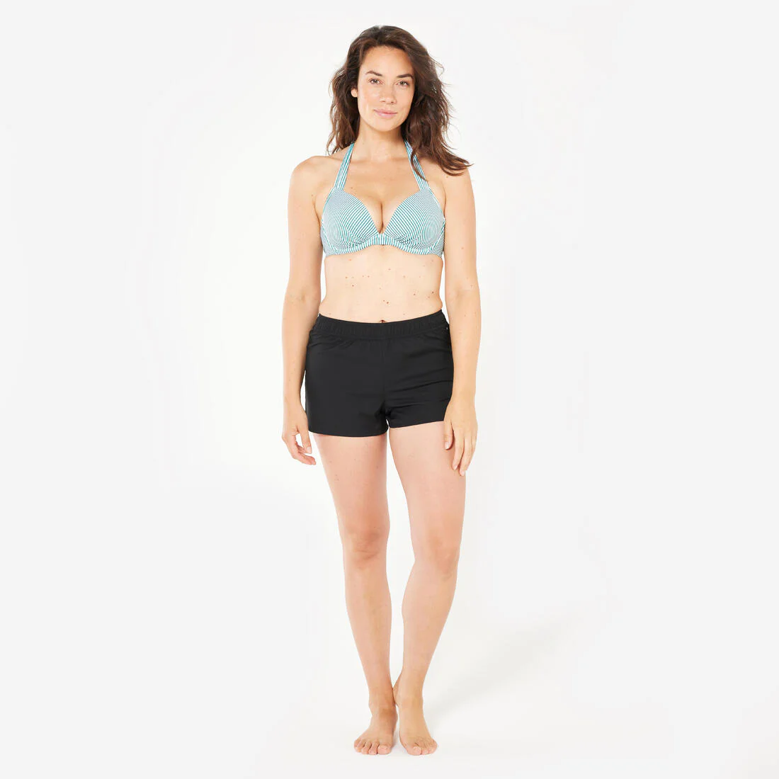 Bermuda de surf negra para mujer Tana - Image 2