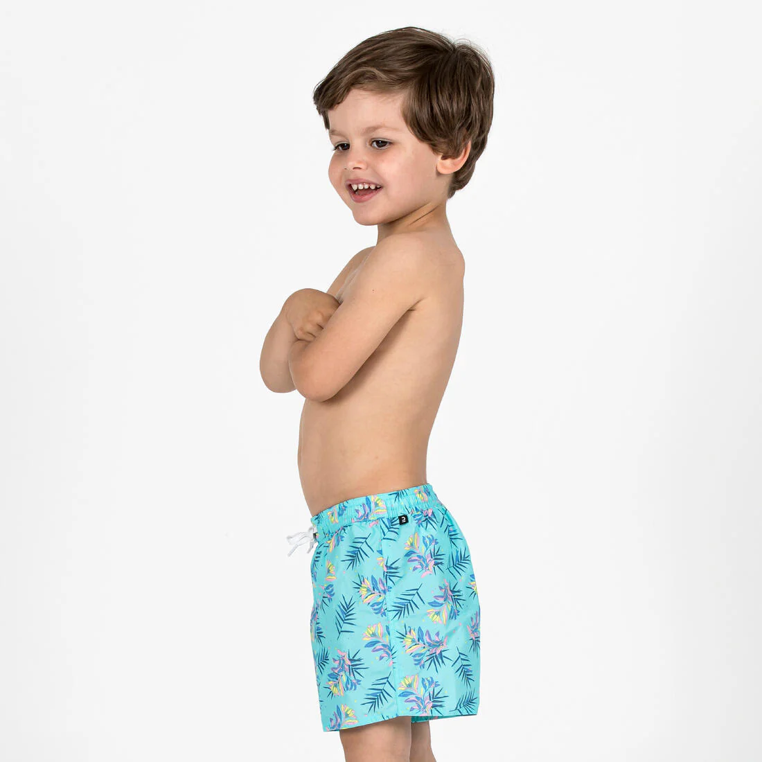 Bermuda de surf turquesa para niño 100 Tokyo Sun - Image 15