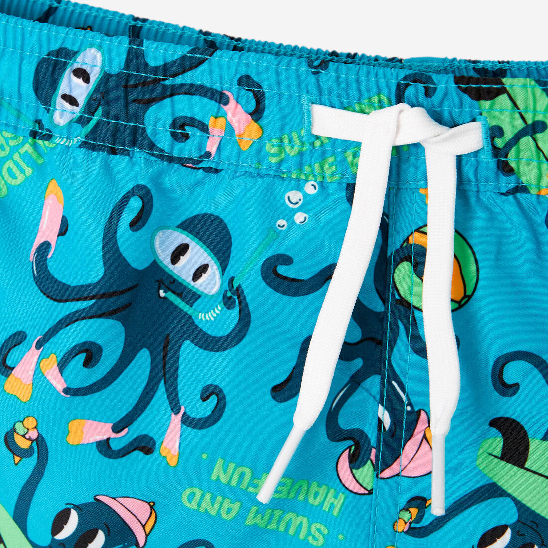 Bermuda de surf turquesa para niño 100 Tokyo Sun - Image 54