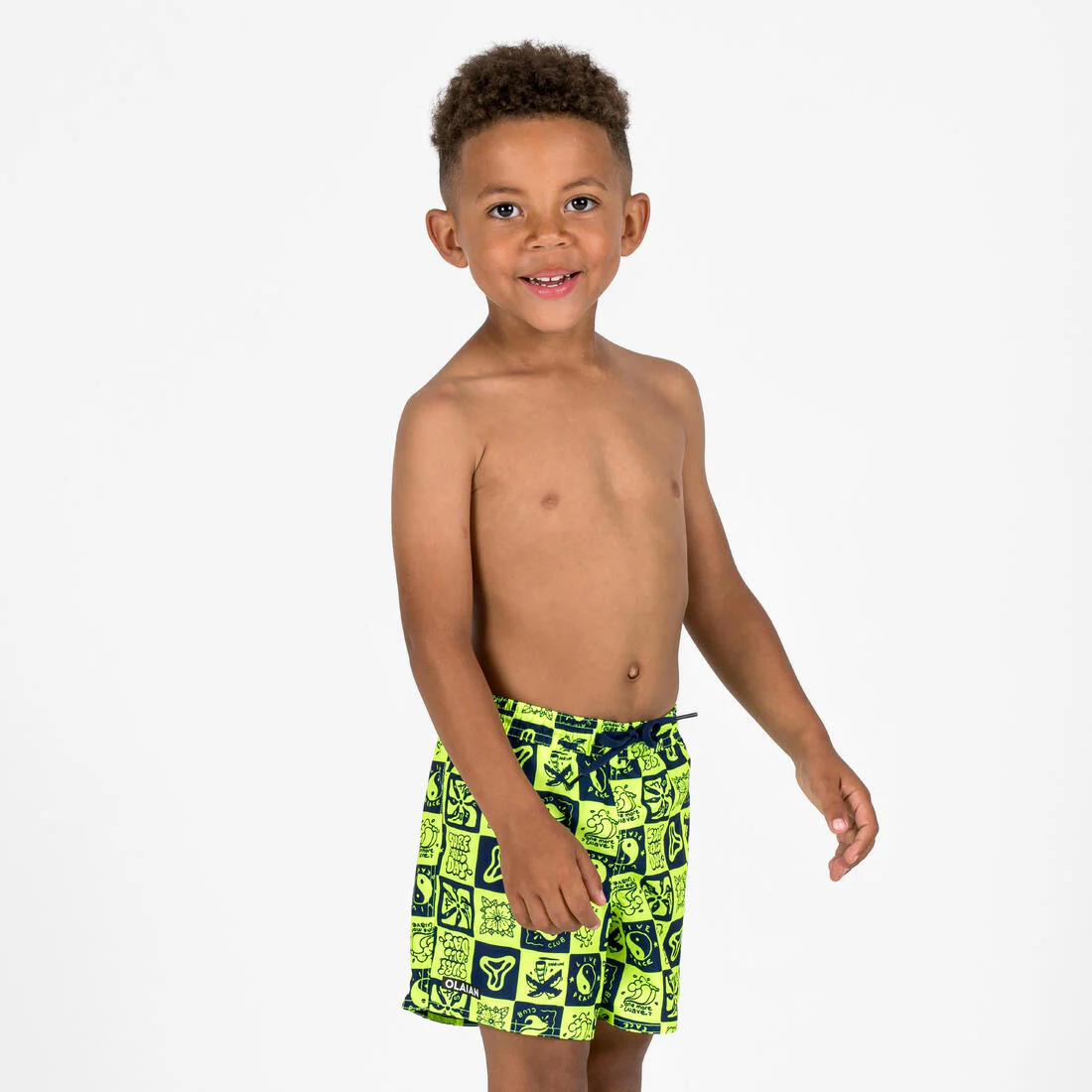 Bermuda de surf turquesa para niño 100 Tokyo Sun - Image 8
