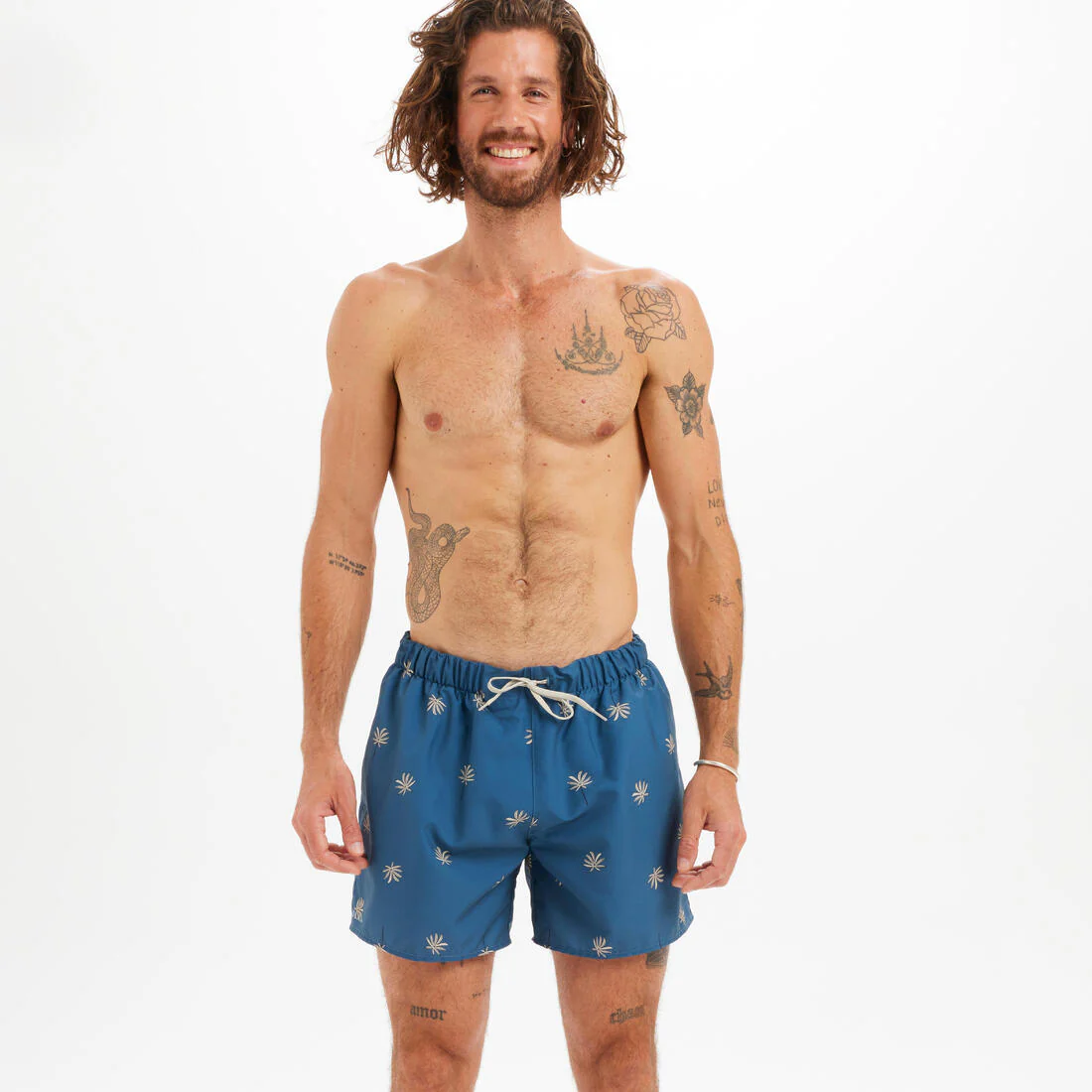 Bermudas 100 Hombre Palmito Negro 15” - Image 3