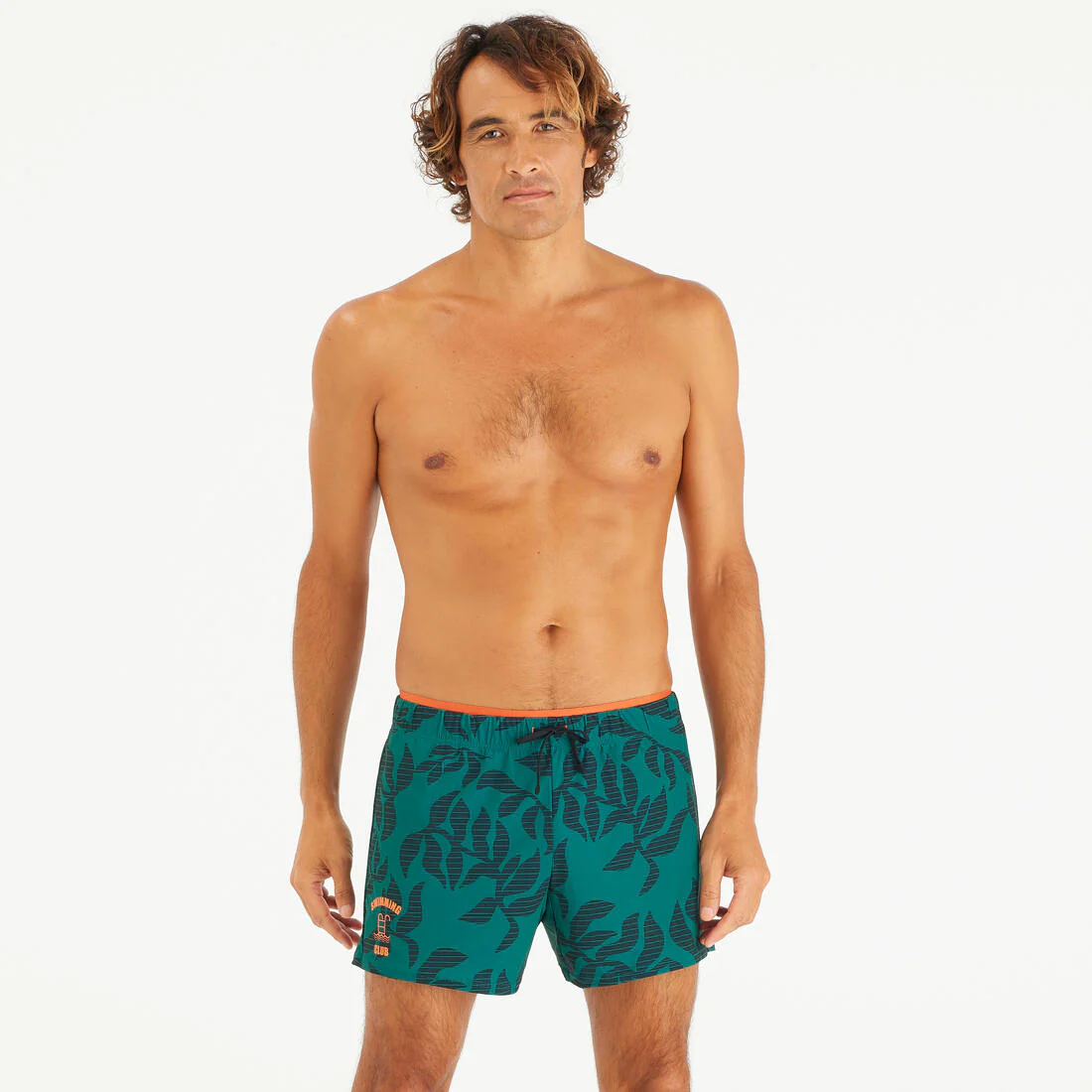 Bermudas de natación cortas azul con para hombre 100 - Image 3