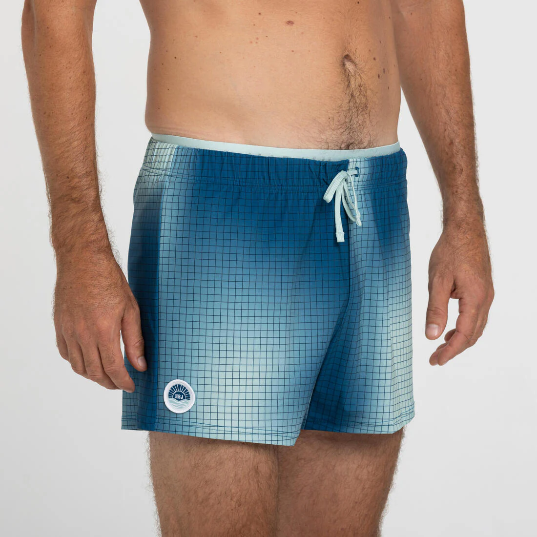 Bermudas de natación cortas azul con para hombre 100 - Image 4