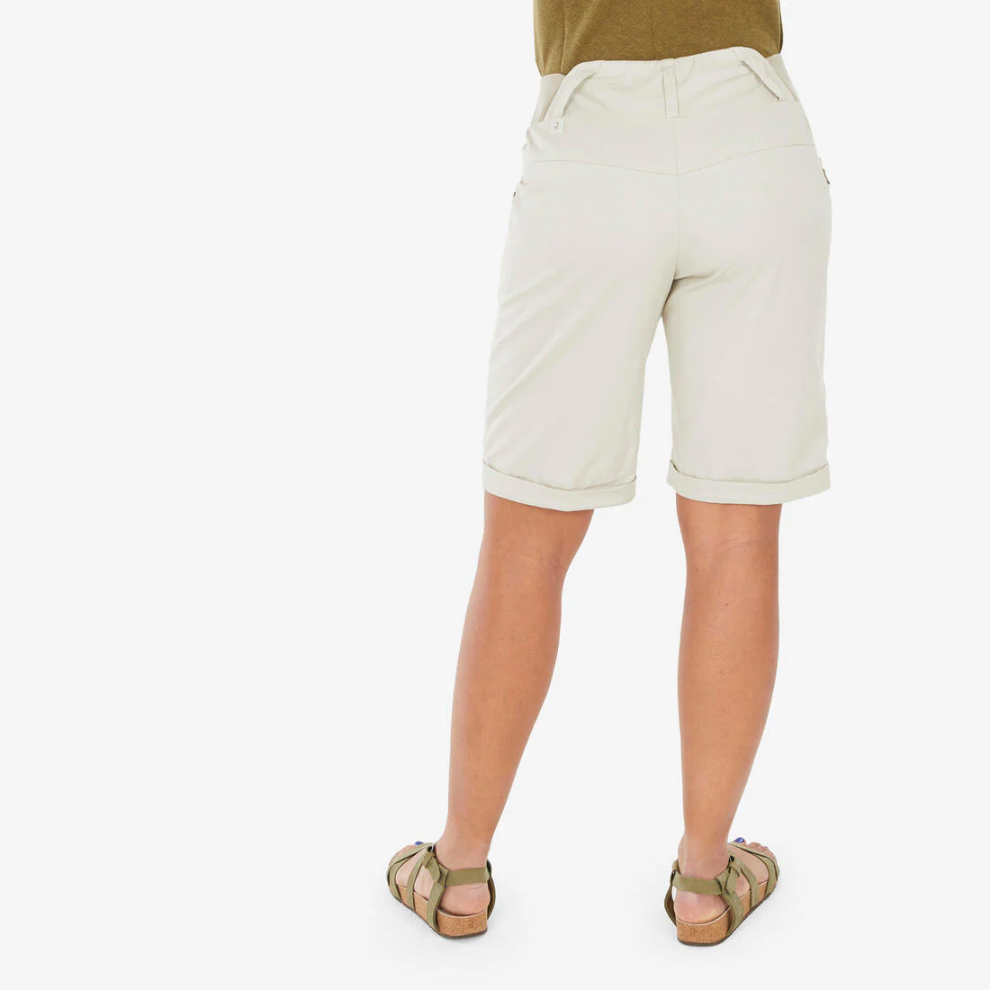 Bermudas de senderismo beige para mujer NH500 - Image 3