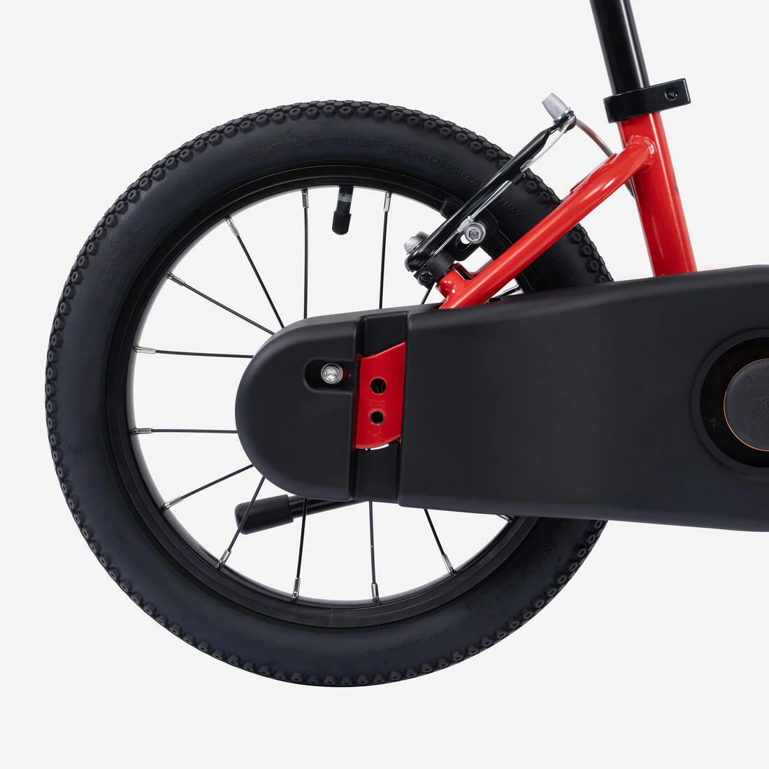 Bicicleta de 14" B2B roja para niños 500 - Image 3