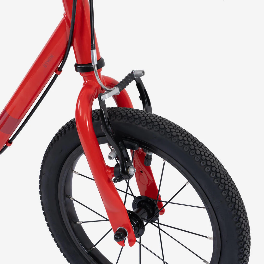 Bicicleta de 14" B2B roja para niños 500 - Image 5