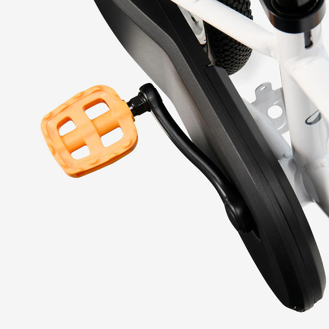 Bicicleta de 16 pulgadas blanca para niños de 4 a 6 años Discover 100 - Image 10