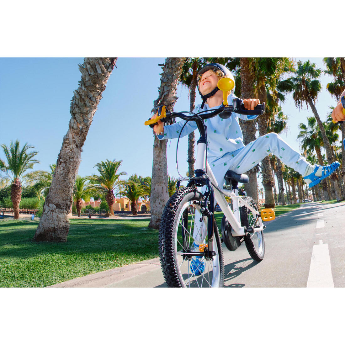 Bicicleta de 16 pulgadas blanca para niños de 4 a 6 años Discover 100 - Image 14