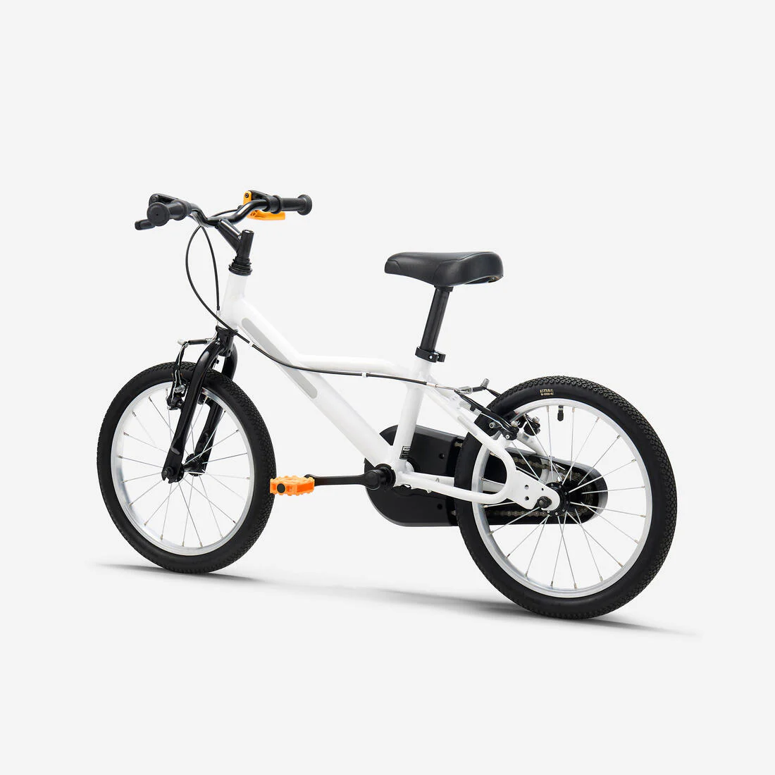 Bicicleta de 16 pulgadas blanca para niños de 4 a 6 años Discover 100 - Image 3