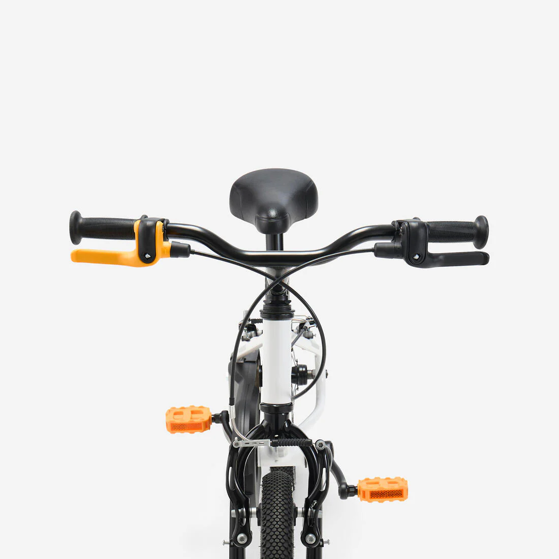 Bicicleta de 16 pulgadas blanca para niños de 4 a 6 años Discover 100 - Image 5
