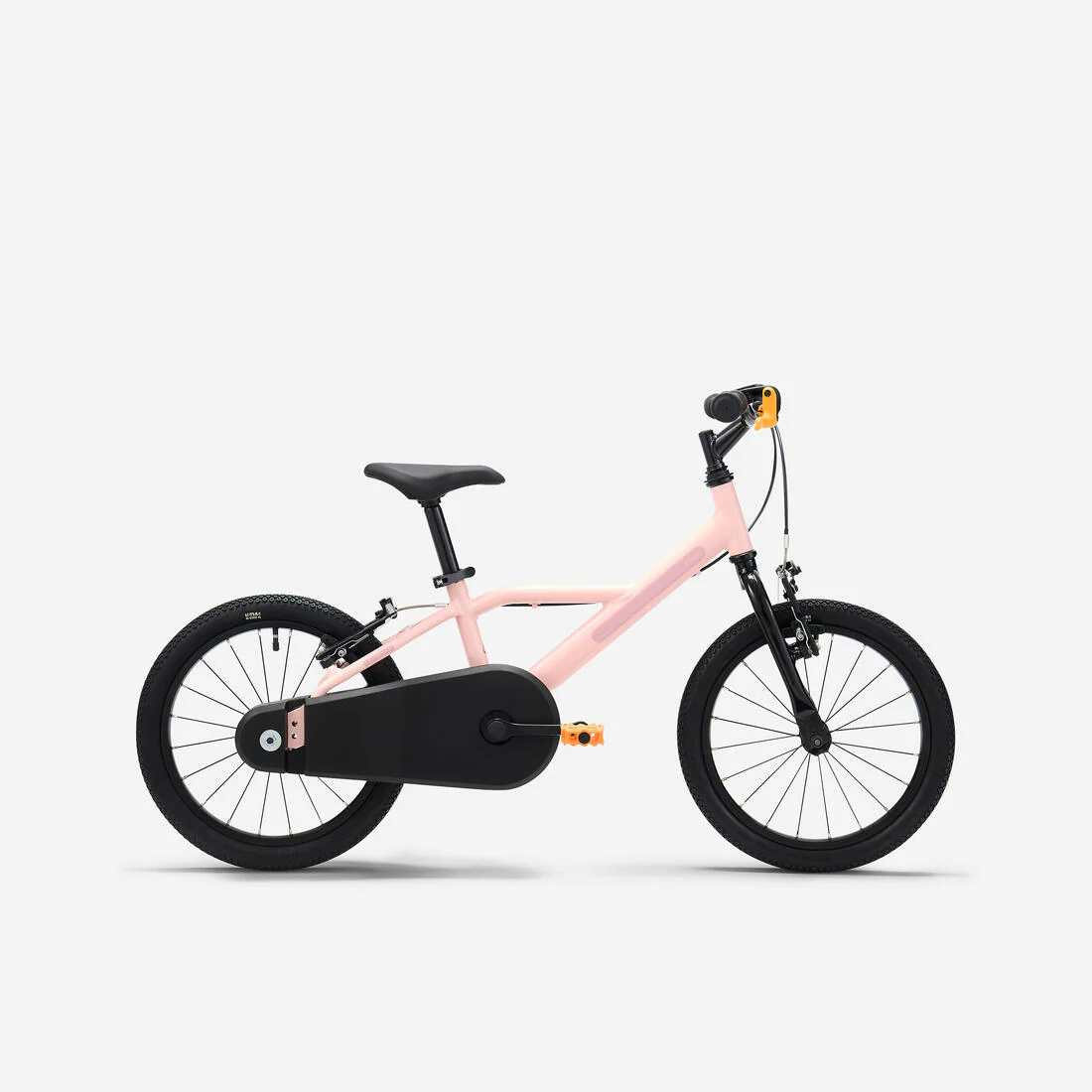 Bicicleta de 16 pulgadas roja para niños de 4 a 6 años Discover 500