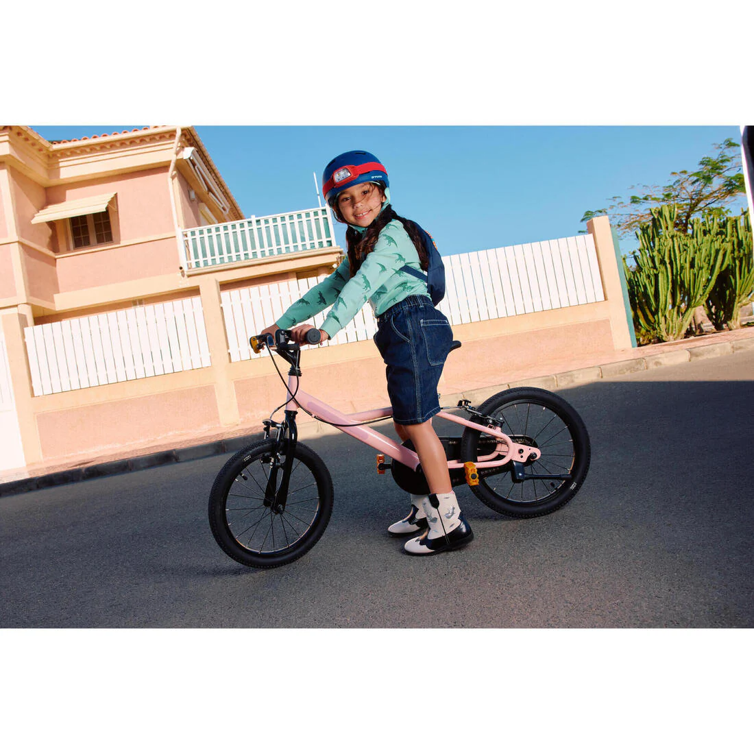 Bicicleta de 16 pulgadas roja para niños de 4 a 6 años Discover 500 - Image 16