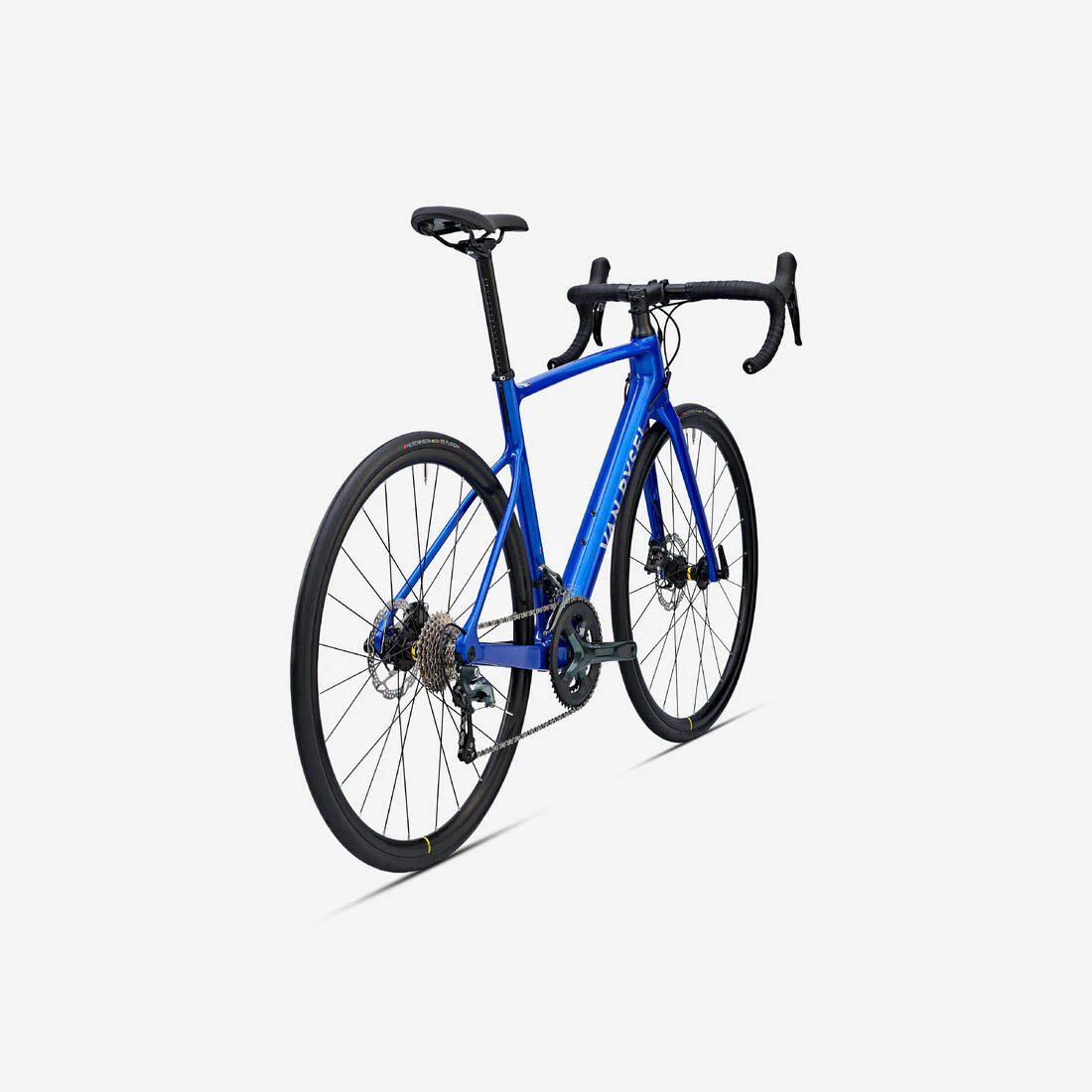 Bicicleta de carretera con cuadro de carbono azul NCR CF Tiagra - Image 3