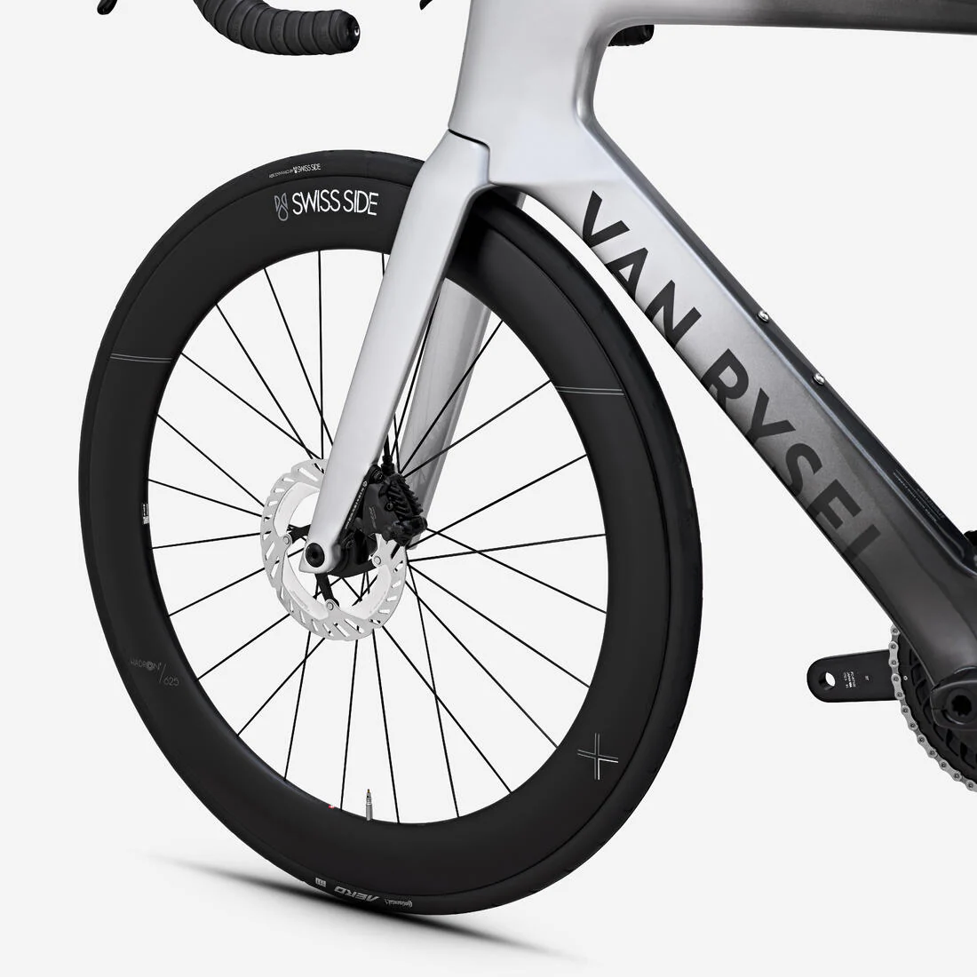 Bicicleta de carretera con sensor de potencia gris RCR-F Pro Shimano 105 - Image 8