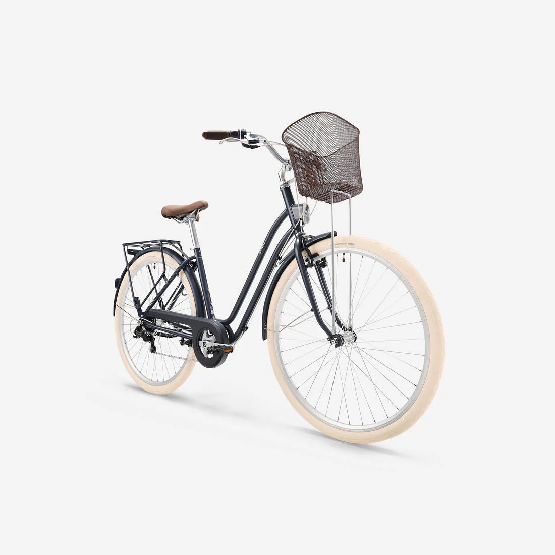 Bicicleta de ciudad de cuadro bajo azul oscuro 520 - Image 2