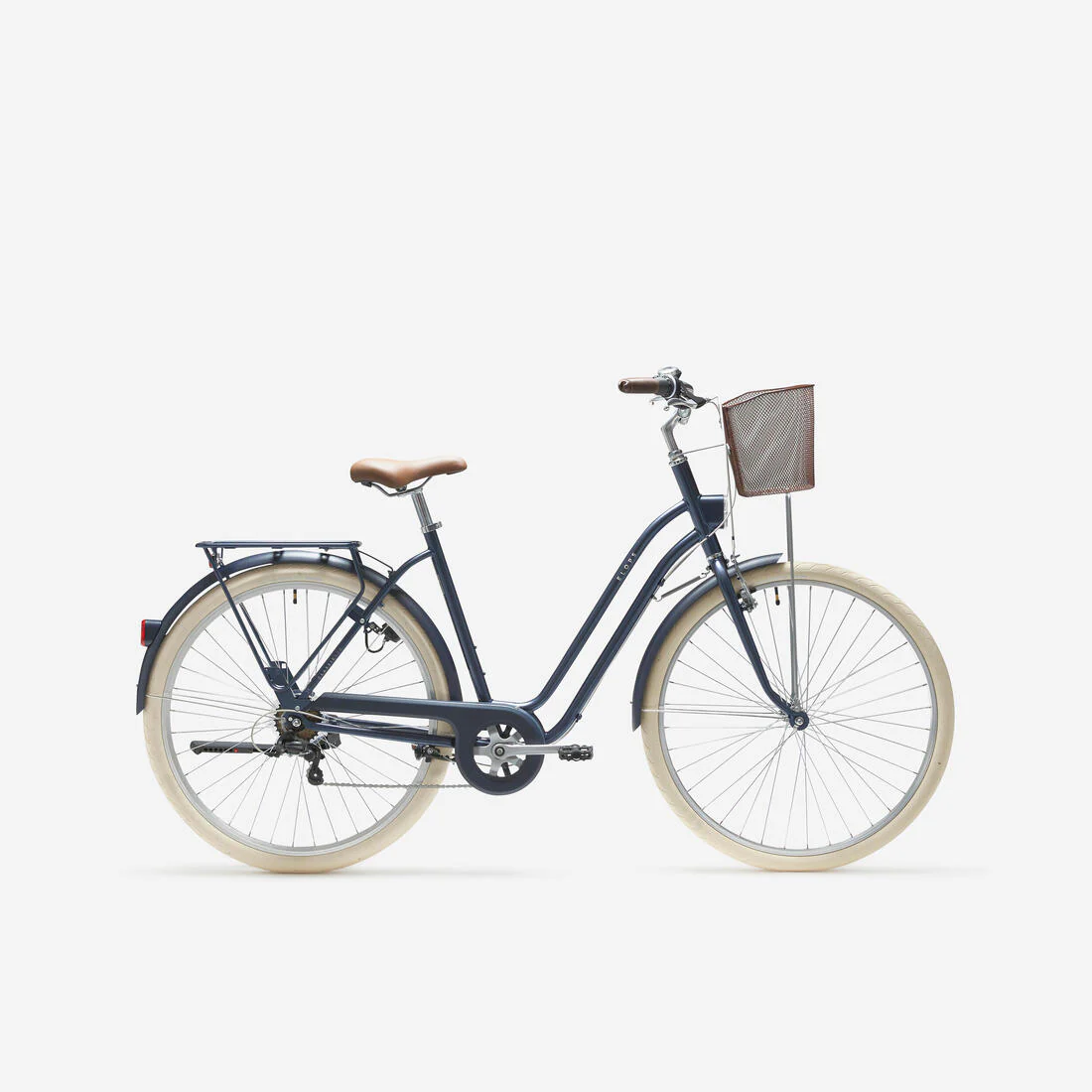 Bicicleta de ciudad de cuadro bajo azul oscuro 520 - Image 8