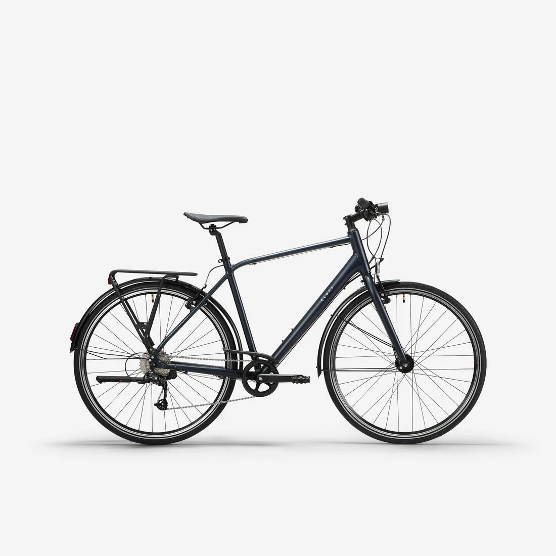 Bicicleta de ciudad para largas distancias de cuadro alto 500