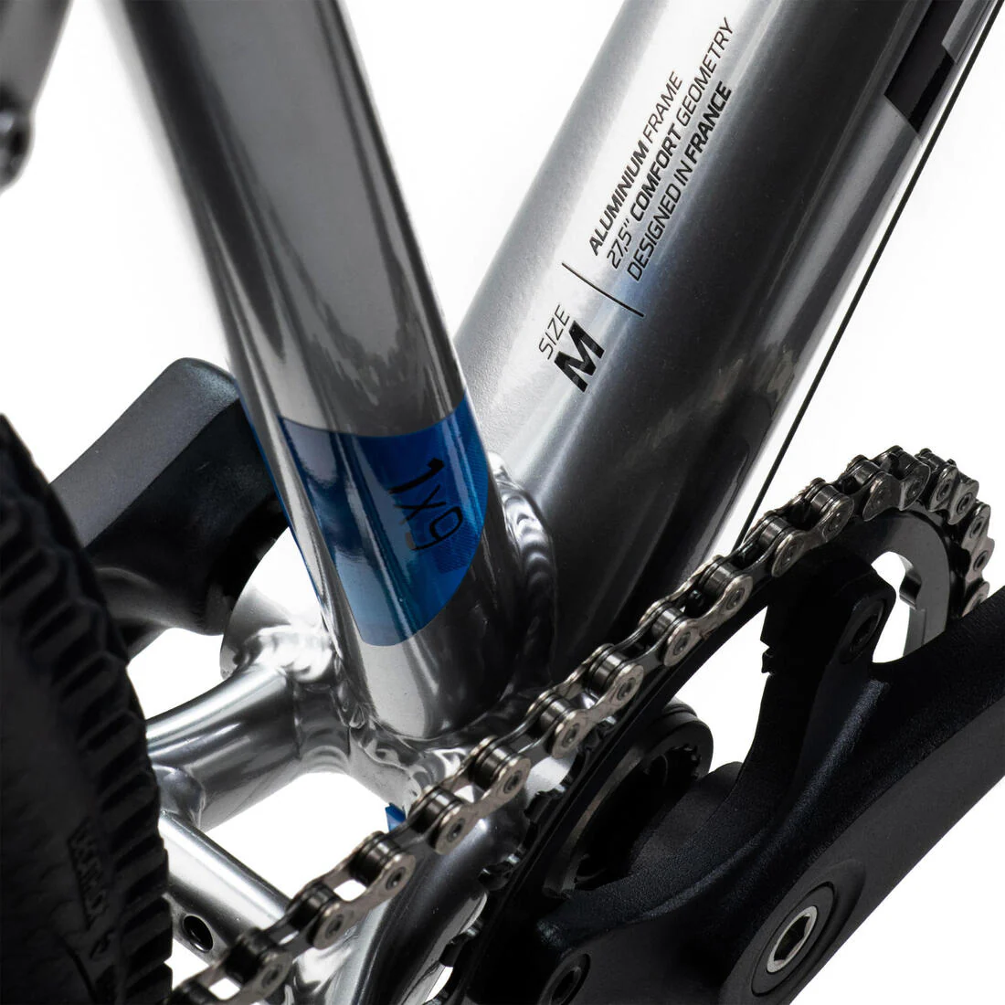 Bicicleta de montaña cromo Rockrider st 530 - Image 11