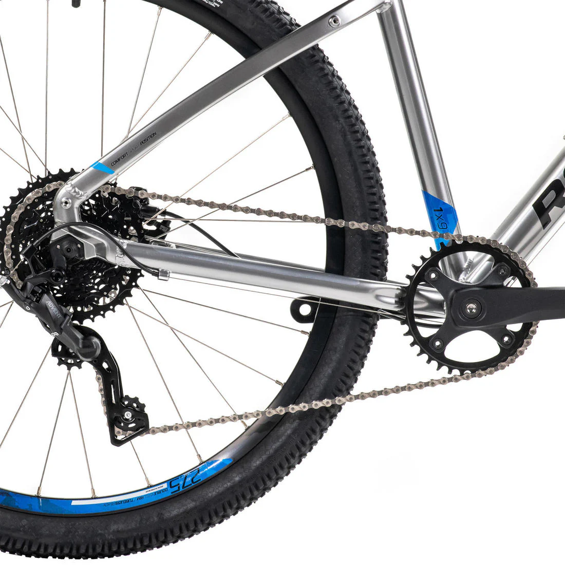 Bicicleta de montaña cromo Rockrider st 530 - Image 13
