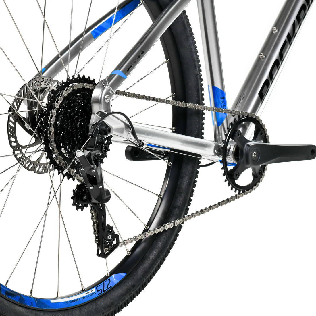 Bicicleta de montaña cromo Rockrider st 530 - Image 8