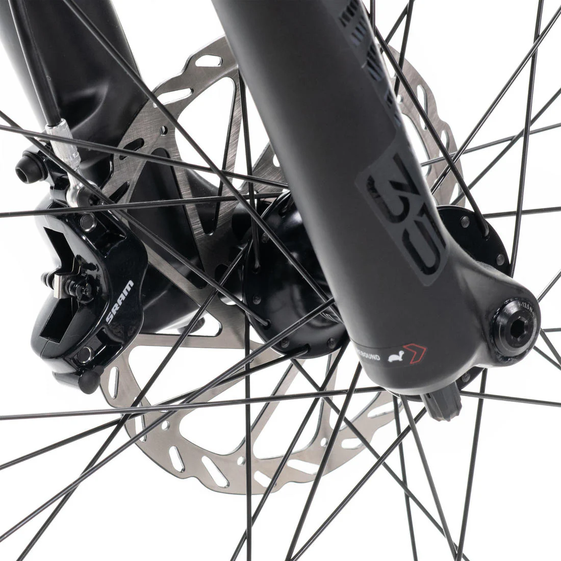 Bicicleta de montaña Rockrider AM 100 V2 29 Gris SRAM NX 12 vel 140 mm - Image 12