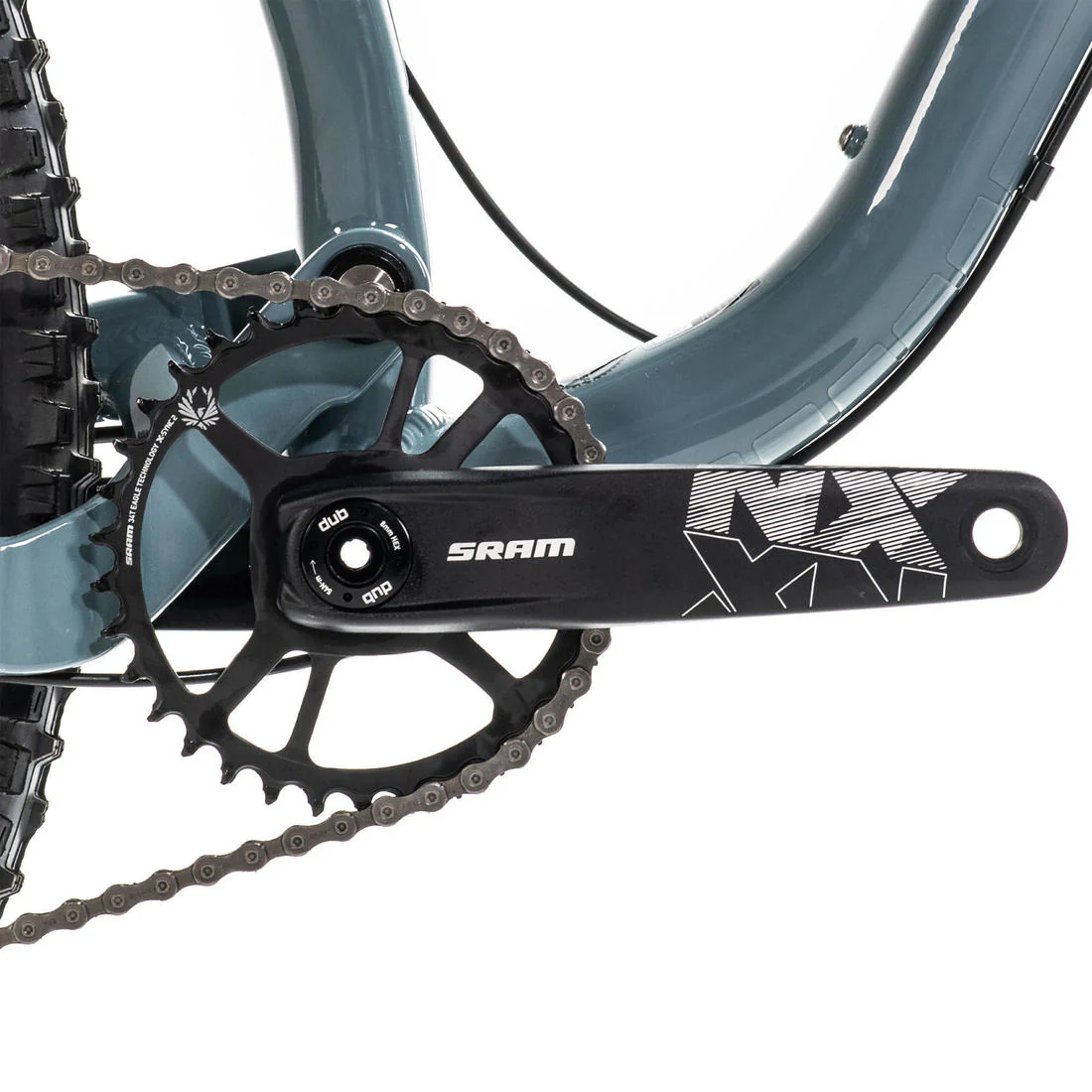 Bicicleta de montaña Rockrider AM 100 V2 29 Gris SRAM NX 12 vel 140 mm - Image 5