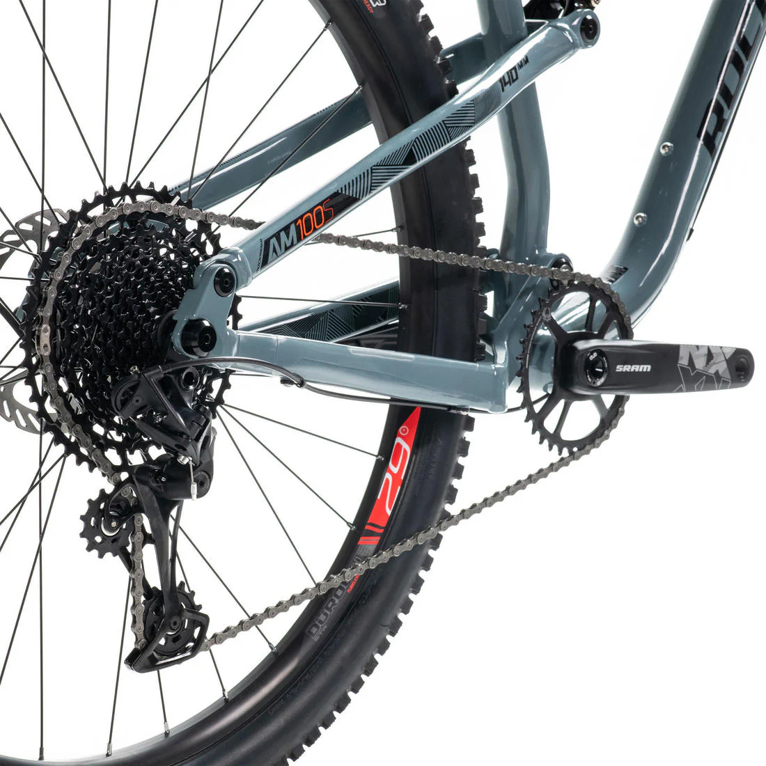 Bicicleta de montaña Rockrider AM 100 V2 29 Gris SRAM NX 12 vel 140 mm - Image 6