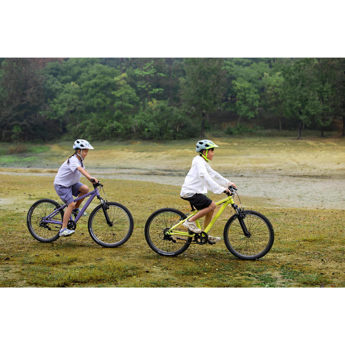 Bicicleta de MTB de 24" amarilla Expl 500 - Image 15