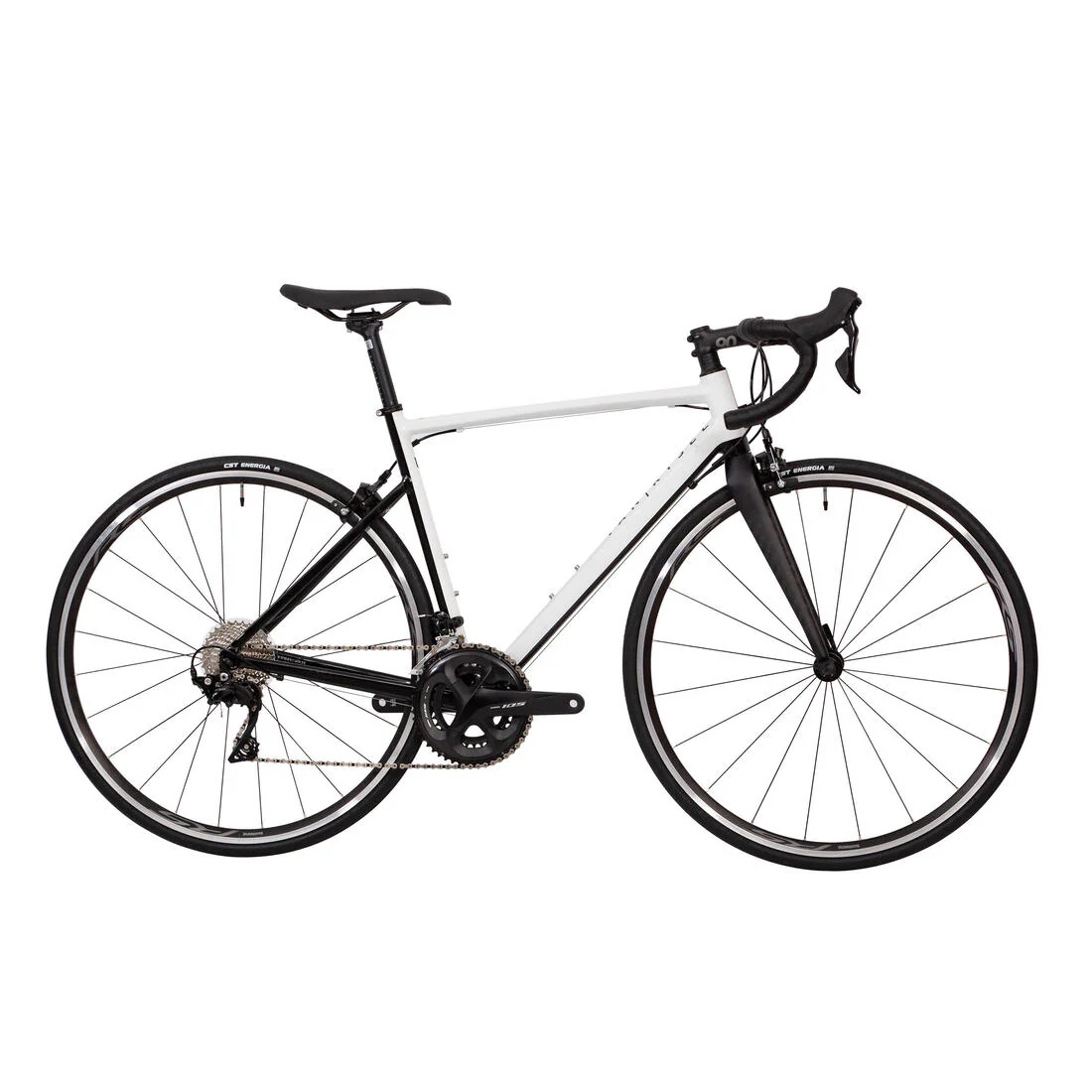 Bicicleta de ruta blanco af 105