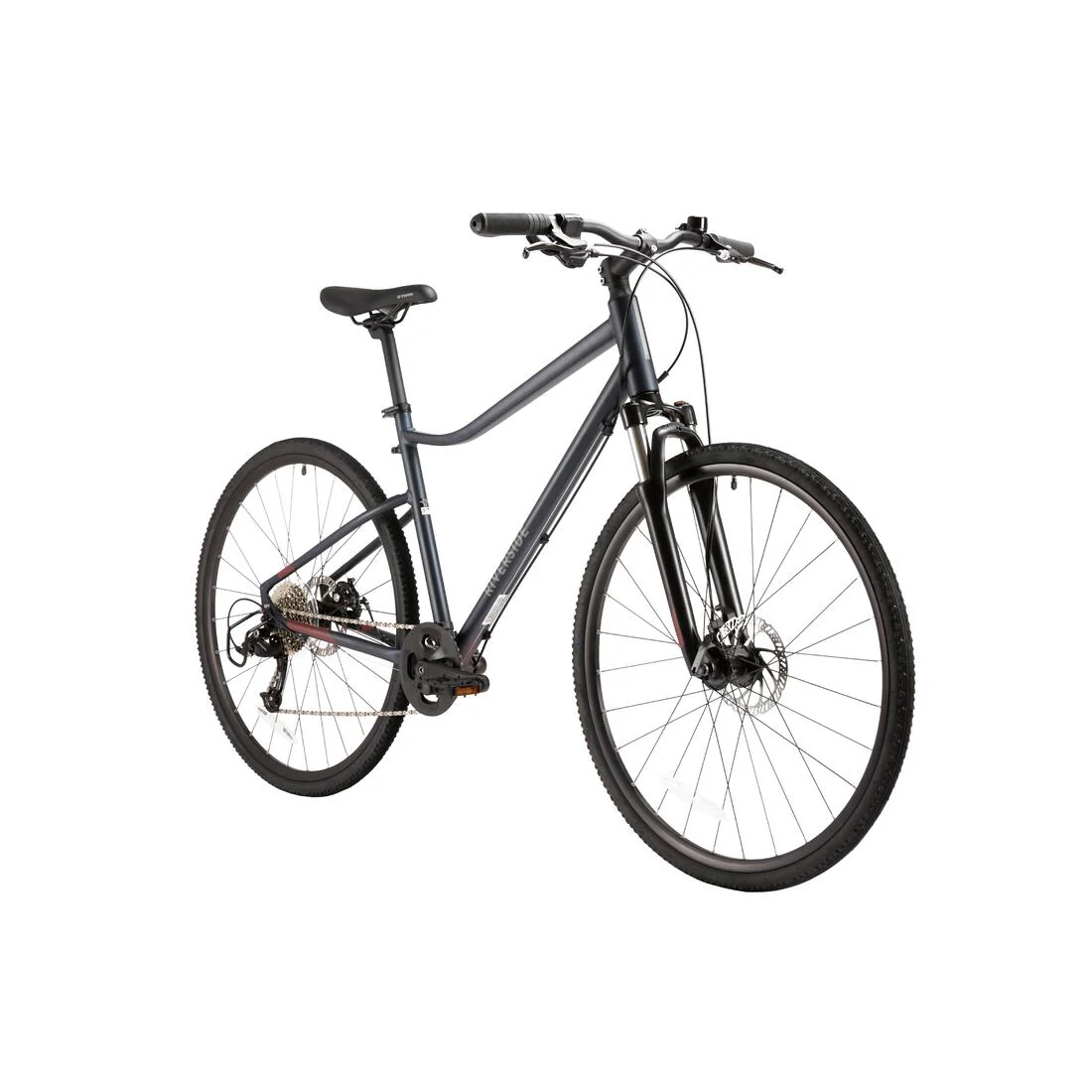Bicicleta híbrida con freno de disco de 9 velocidades nube Riverside 500 - Image 4