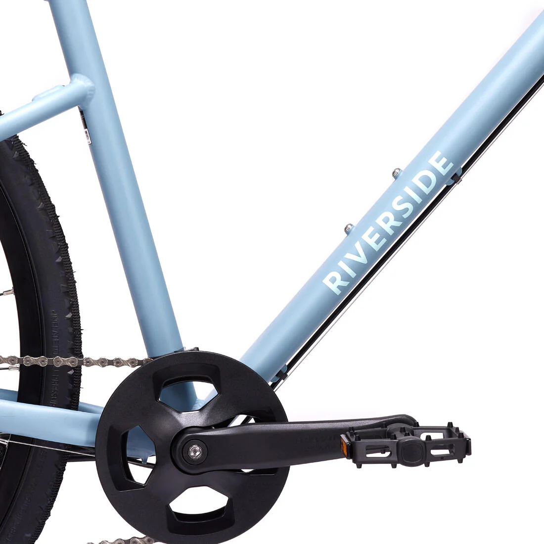 Bicicleta híbrida con freno de disco de 9 velocidades nube Riverside 500 - Image 9
