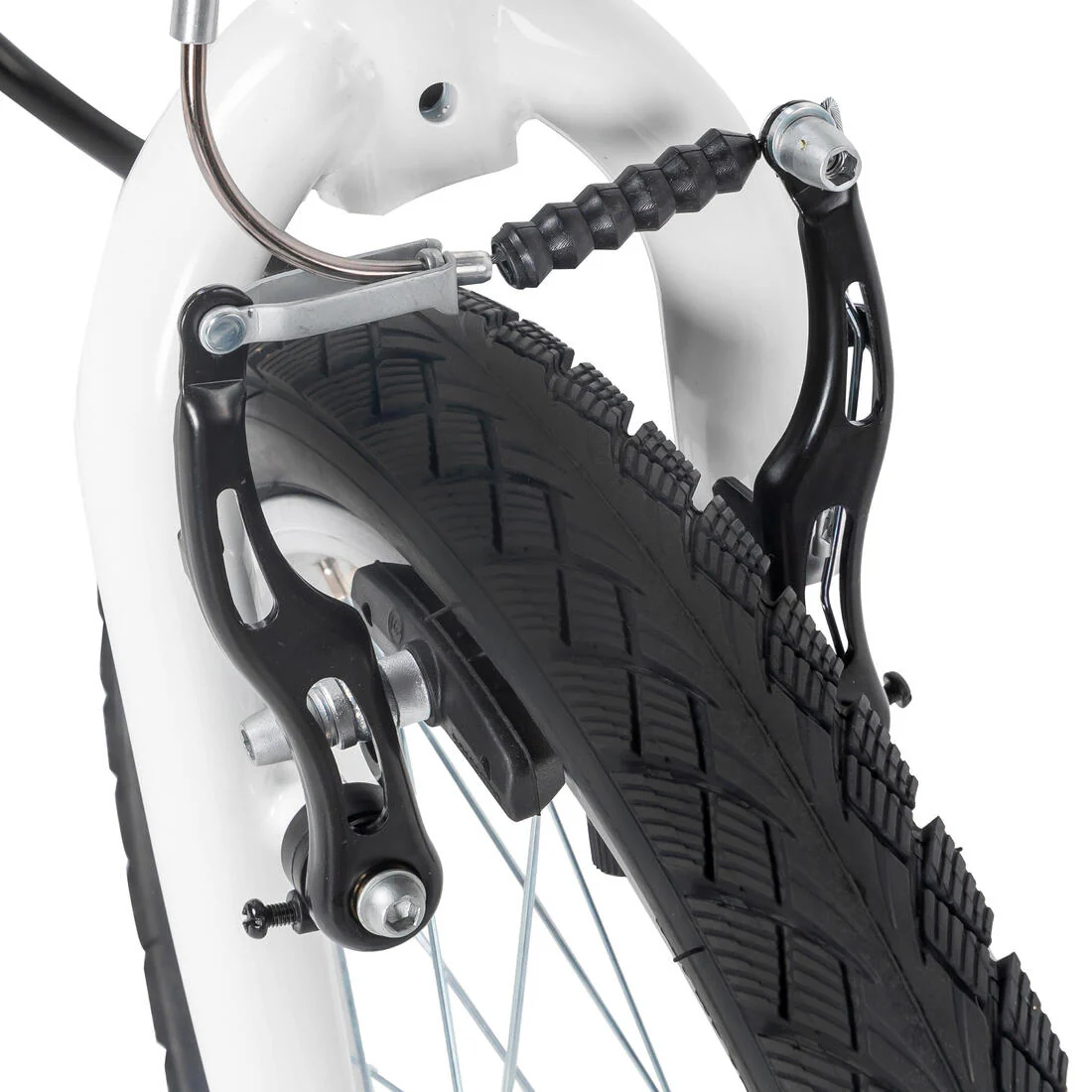 Bicicleta híbrida riverside infantil 6 - 9 años blanco rodada 20 st 100 - Image 10