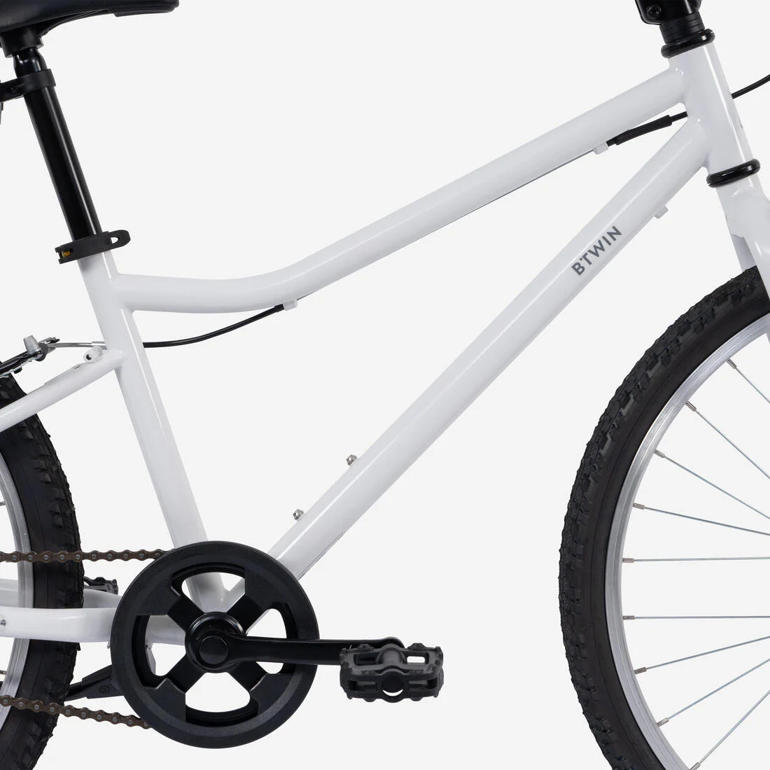 Bicicleta híbrida riverside infantil 6 - 9 años blanco rodada 20 st 100 - Image 5