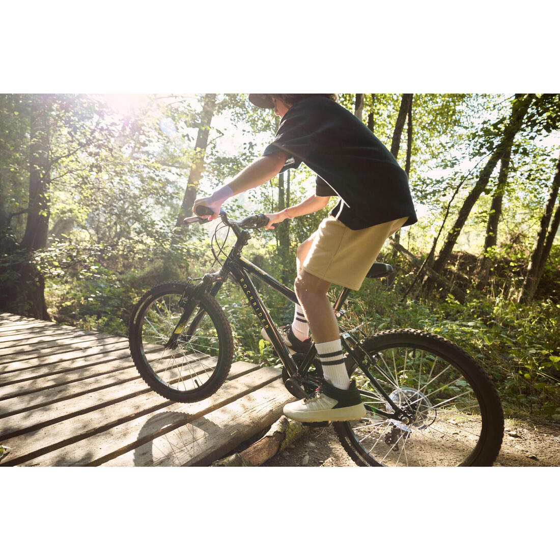 Bicicleta MTB de 20" negra para niños de 6 a 9 años Expl 500 - Image 41