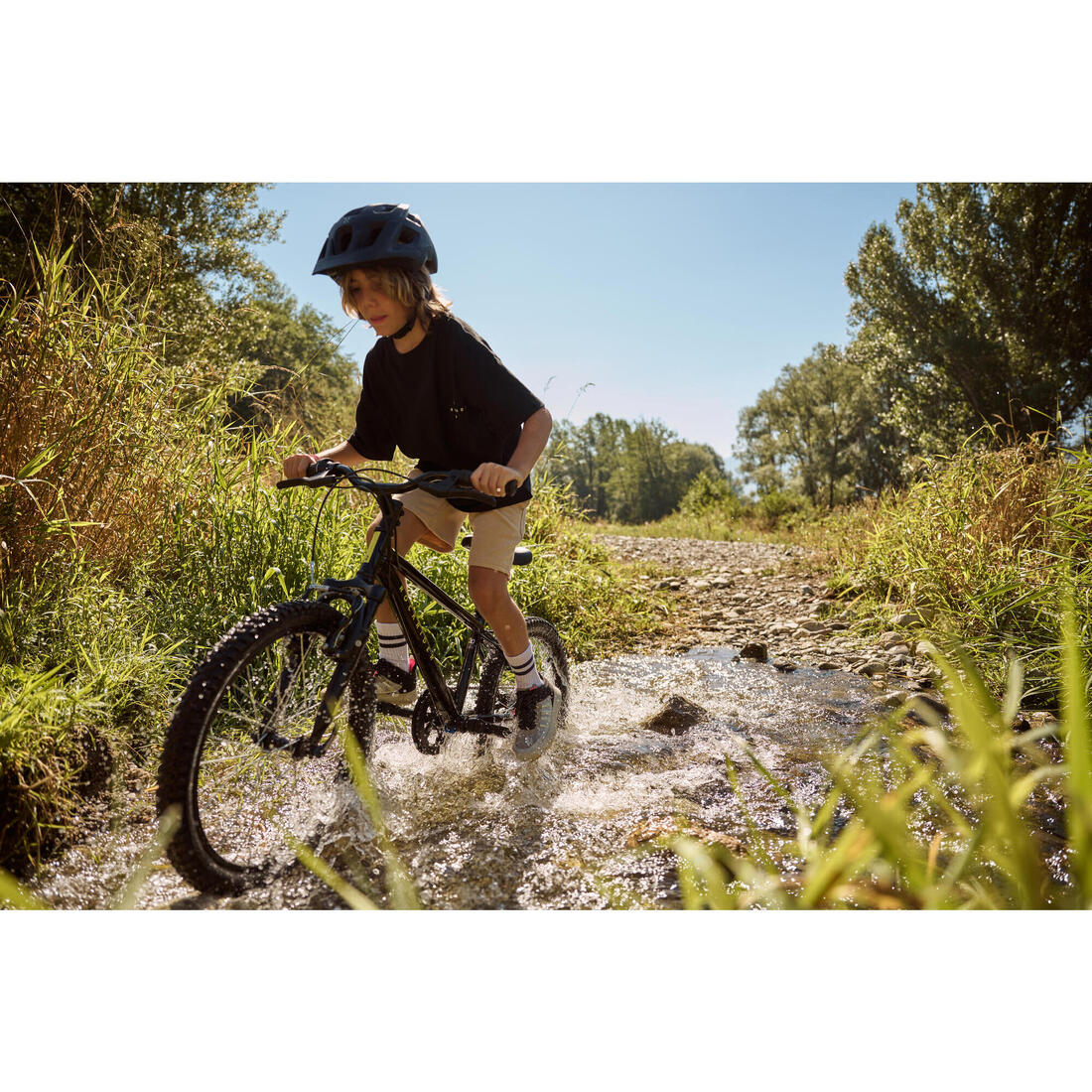 Bicicleta MTB de 20" negra para niños de 6 a 9 años Expl 500 - Image 45