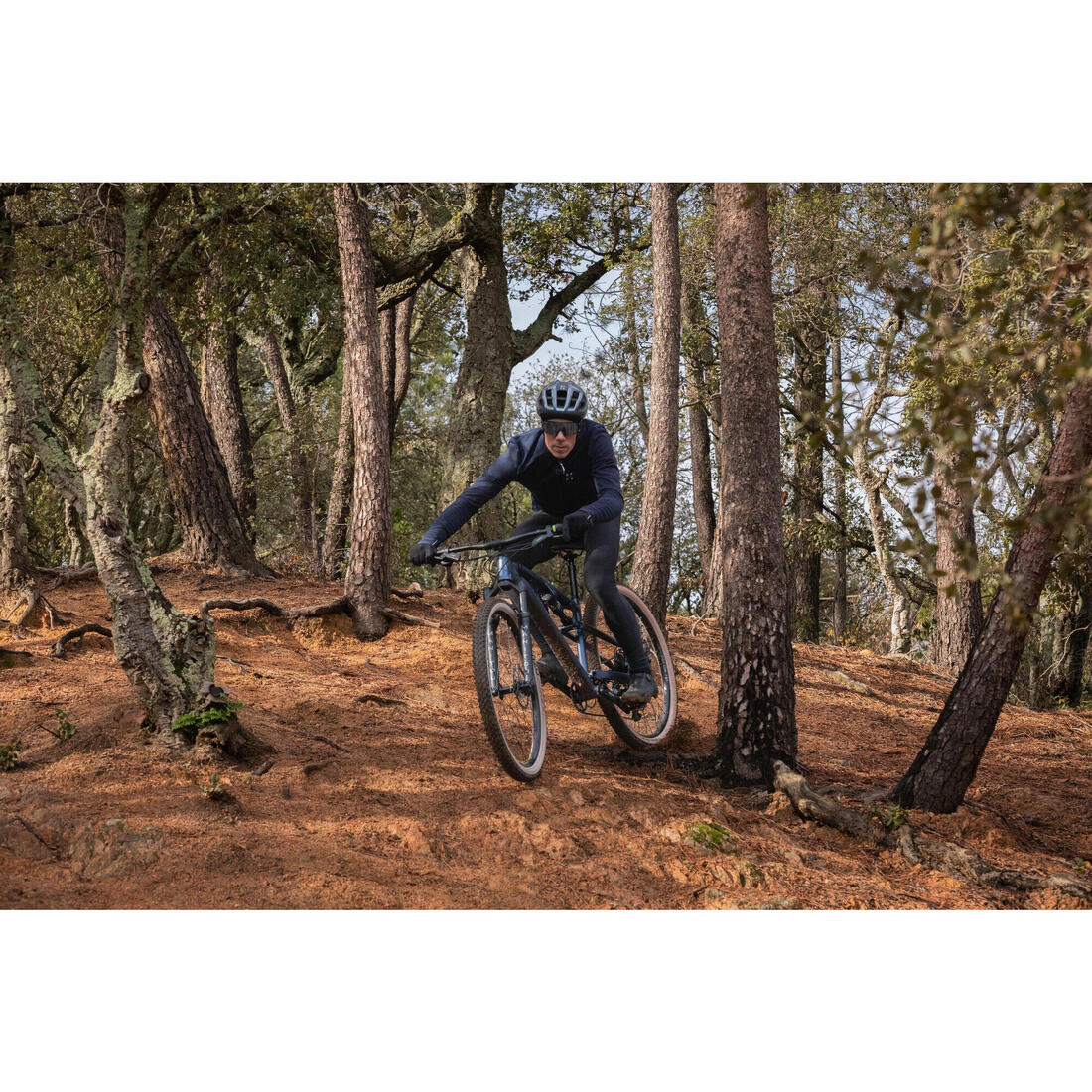 Bicicleta MTB de cross country con cuadro de aluminio azul Race 700 - Image 12