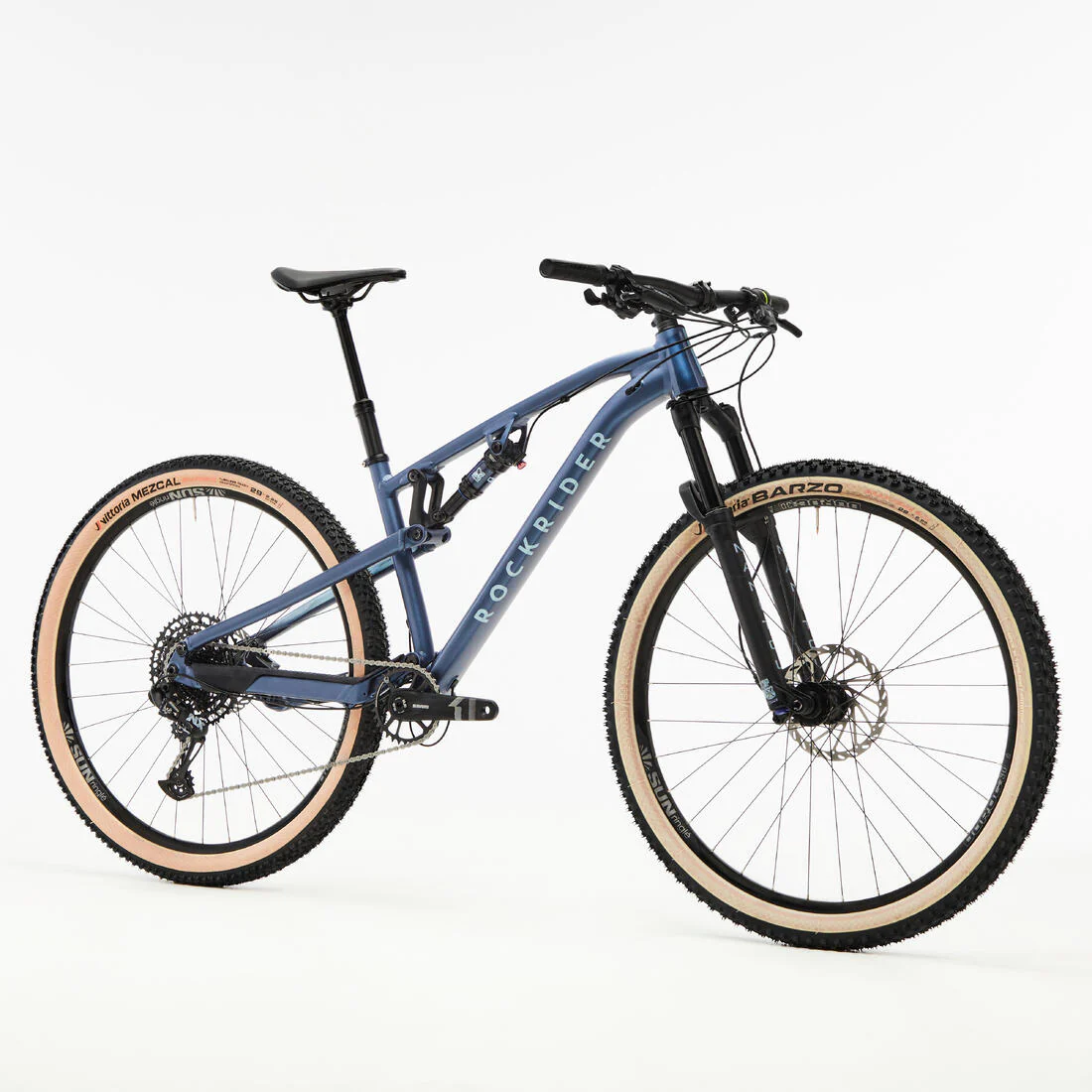 Bicicleta MTB de cross country con cuadro de aluminio azul Race 700 - Image 2