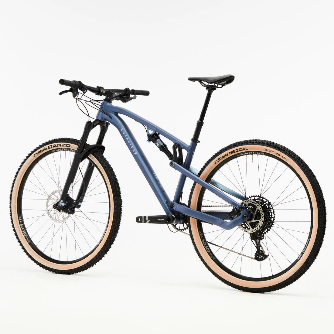 Bicicleta MTB de cross country con cuadro de aluminio azul Race 700 - Image 3