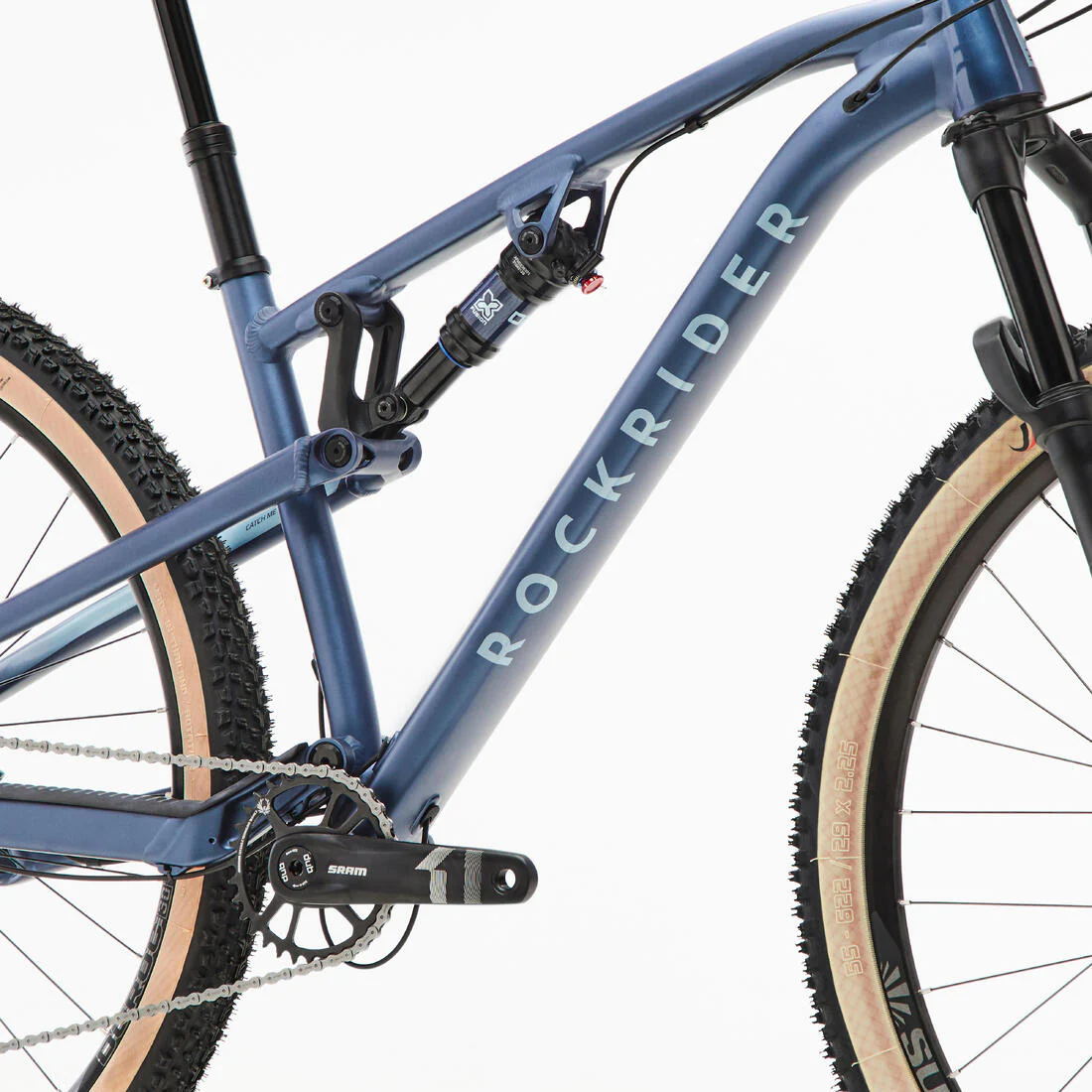 Bicicleta MTB de cross country con cuadro de aluminio azul Race 700 - Image 4
