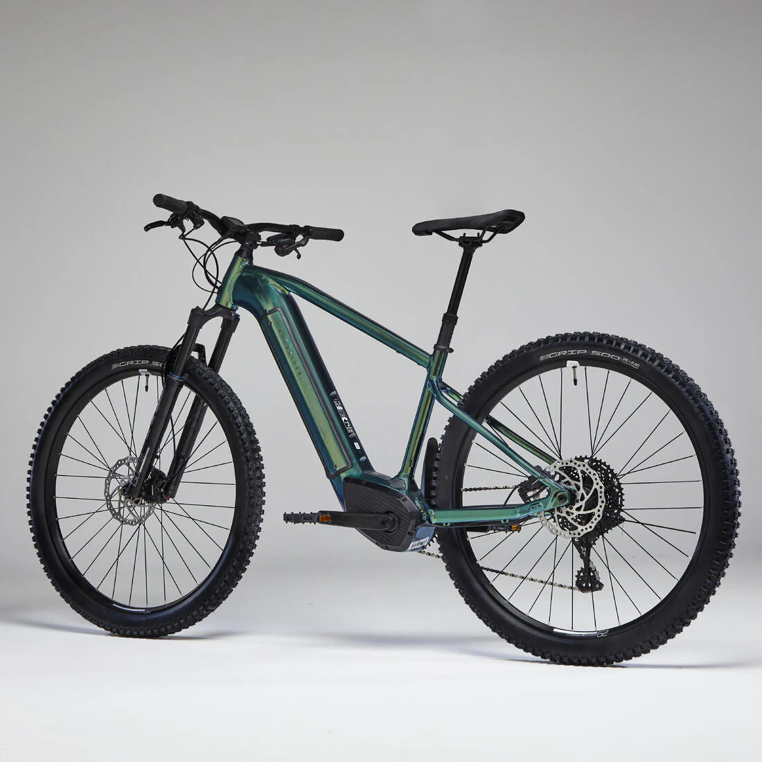 Bicicleta MTB eléctrica semirrígida de 29" verde para mujer E-Expl 700 - Image 2