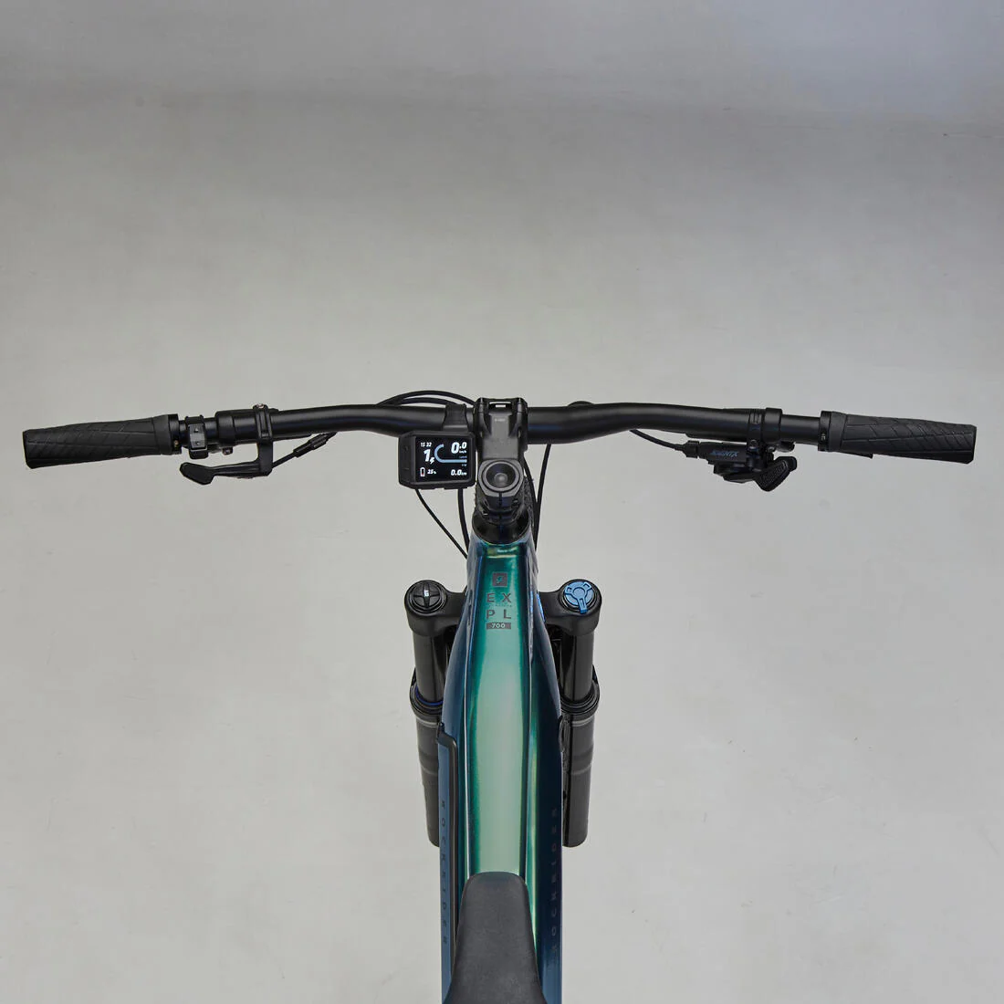 Bicicleta MTB eléctrica semirrígida de 29" verde para mujer E-Expl 700 - Image 7