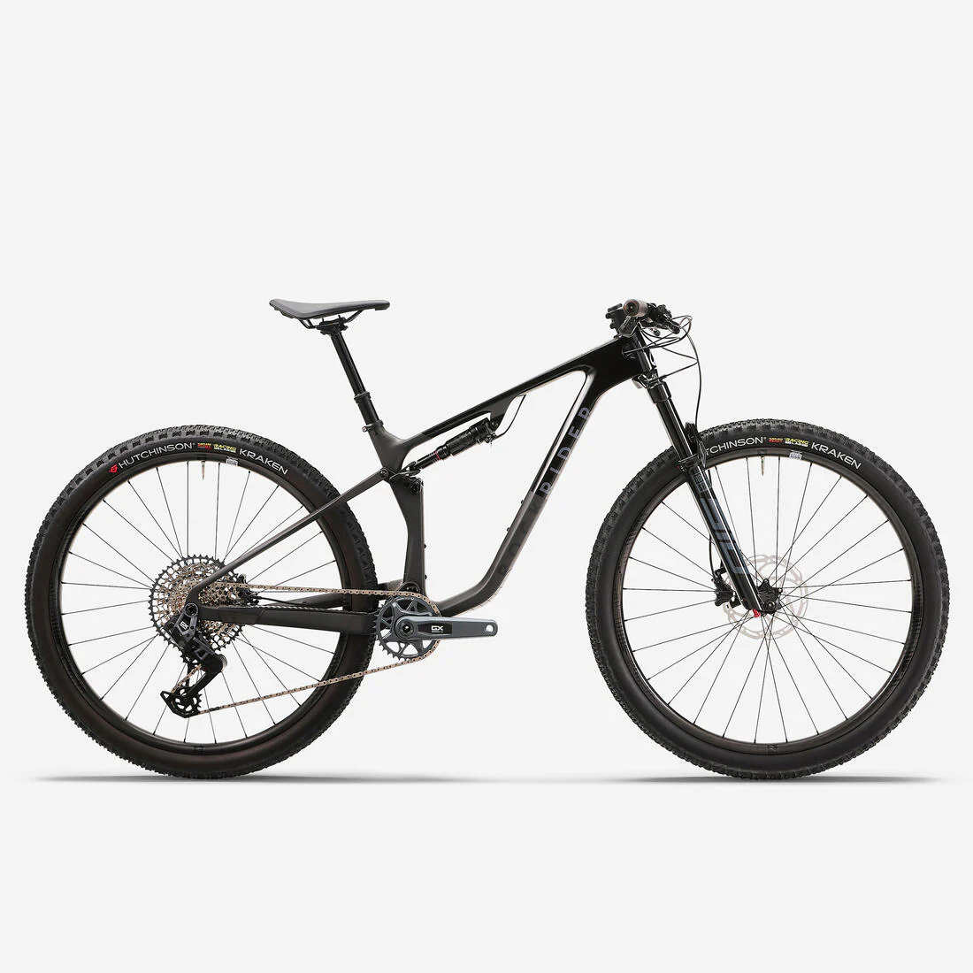 Bicicleta MTB XC Race 940 Negro S Cuadro Carbono Suspensión Total
