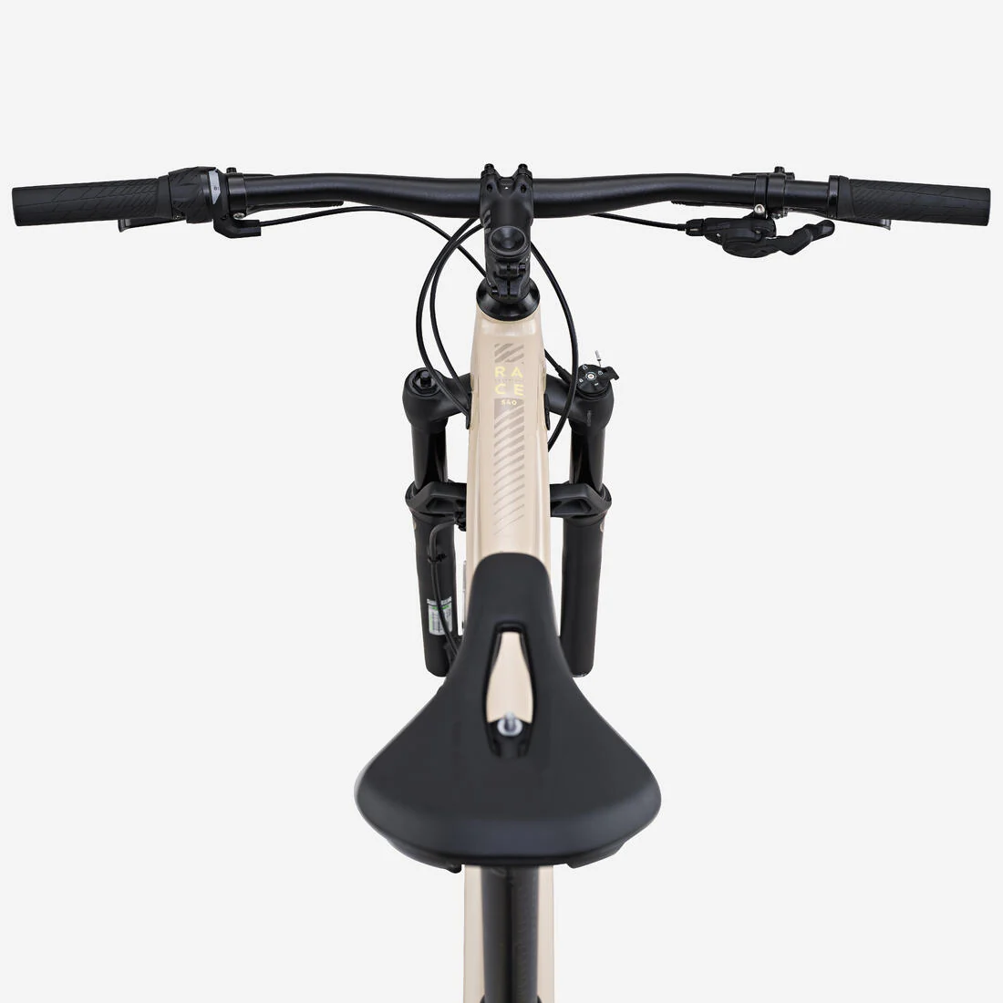 Bicicleta MTB XC semirrígida de 29" con cuadro de aluminio beige Race 540 - Image 7